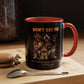 DON'T JUDGE ME Accent Coffee Mug